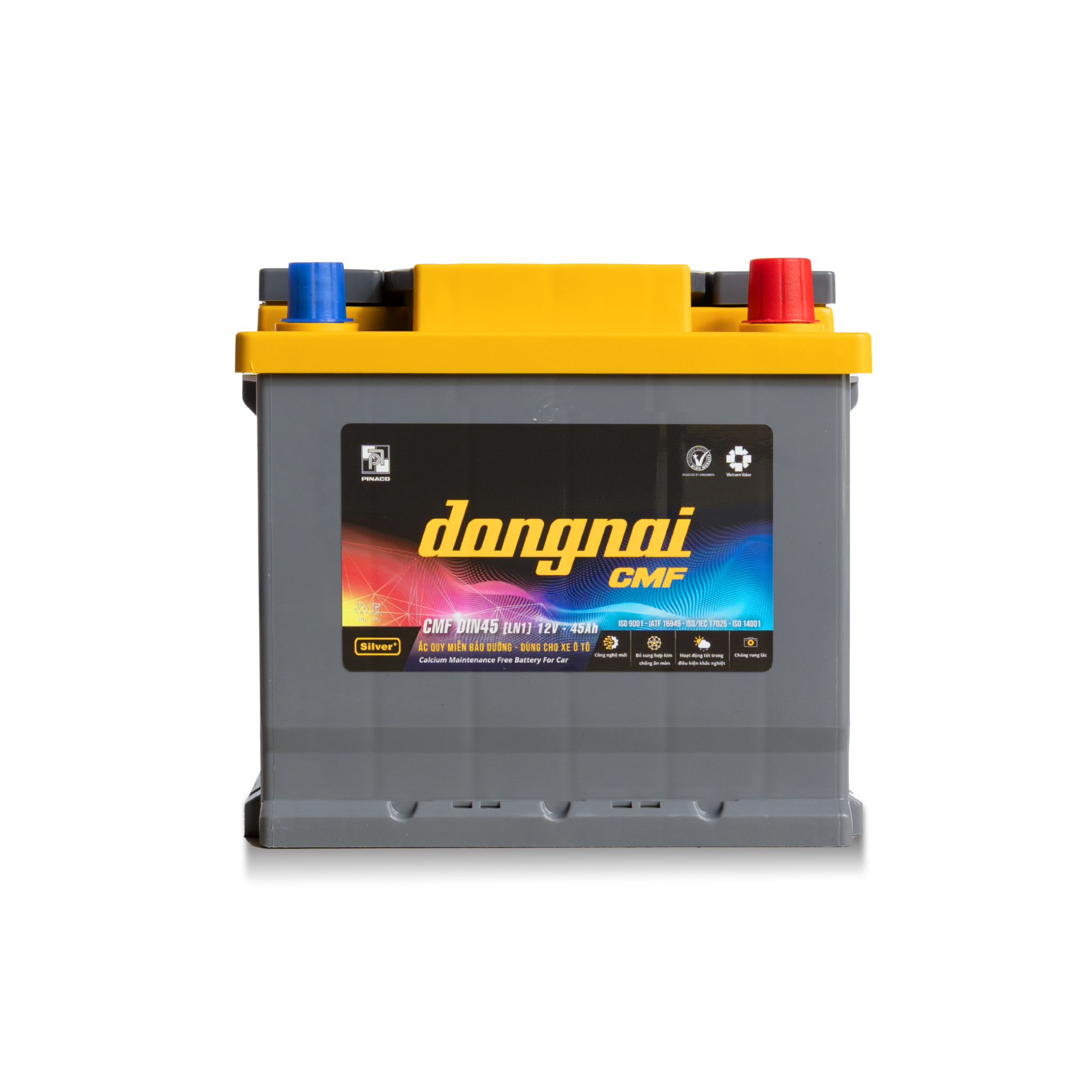 Ắc quy khô miễn bảo dưỡng CMF DIN45 [LN1] - 12V - 45Ah
