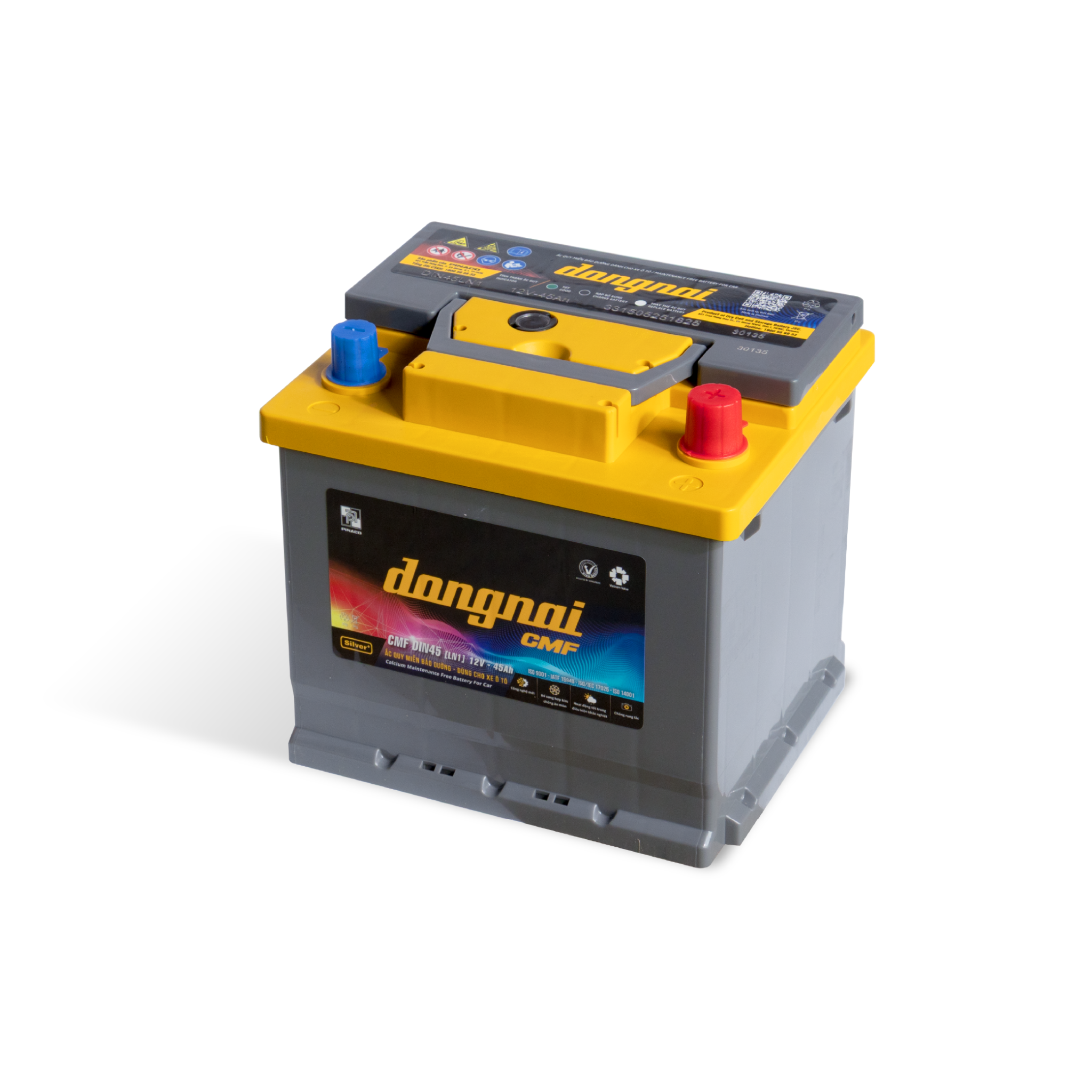 Ắc quy khô miễn bảo dưỡng CMF DIN45 [LN1] - 12V - 45Ah 2