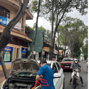 xe không nổ máy ở Vũng Tàu