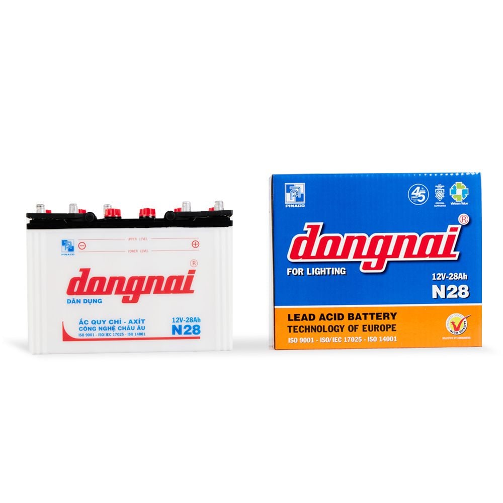 Ắc quy Dân dụng Đồng Nai N28 - 12V - 28Ah