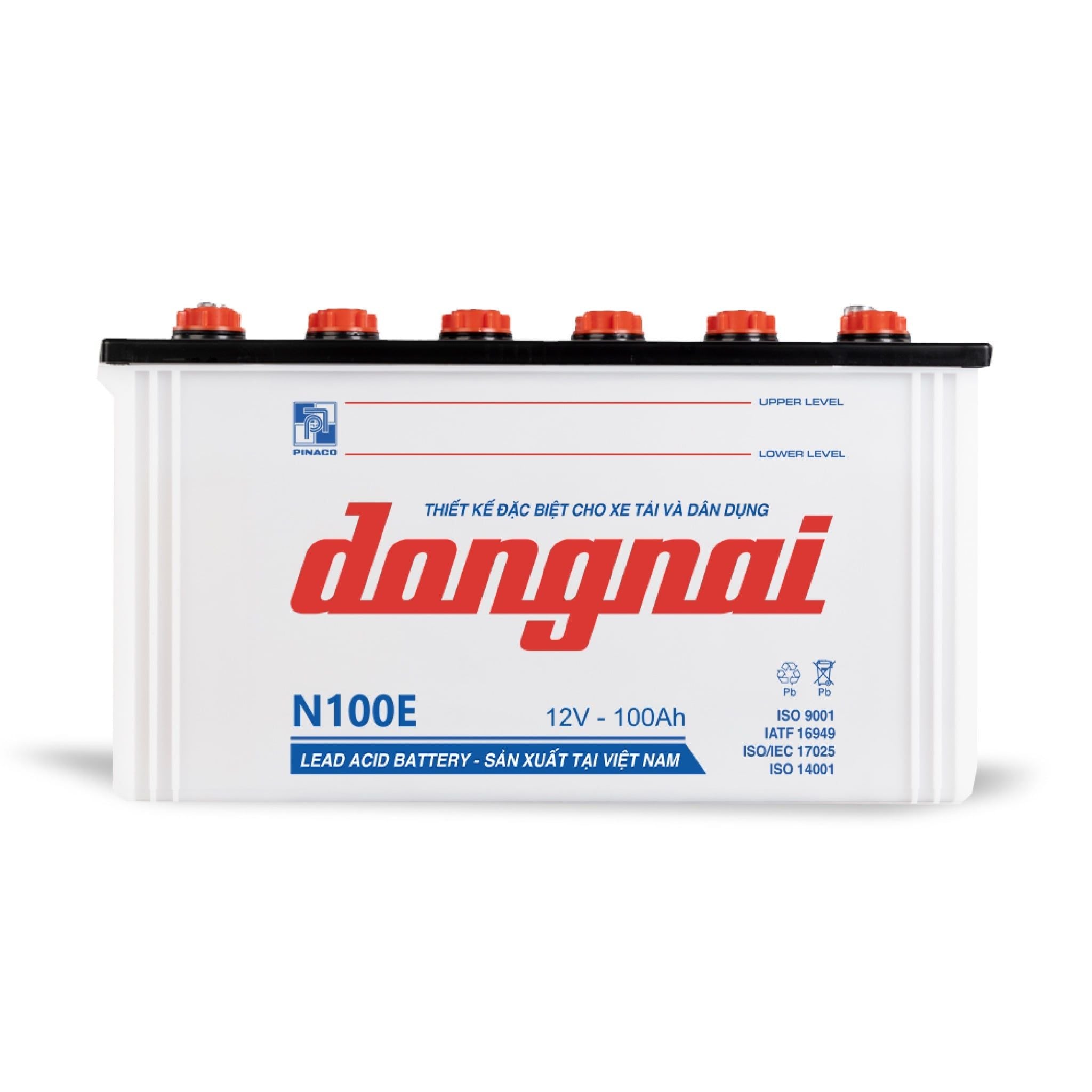 Ắc quy Xe tải Đồng Nai N100E - 12V - 100Ah