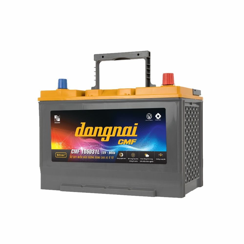Ắc quy khô miễn bảo dưỡng Đồng Nai CMF 105D31L - 12V - 90Ah 4