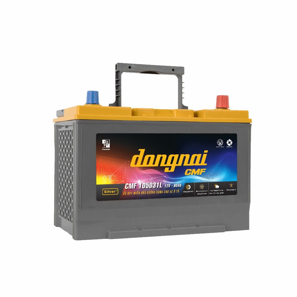 Ắc quy khô miễn bảo dưỡng Đồng Nai CMF 105D31L - 12V - 90Ah 2