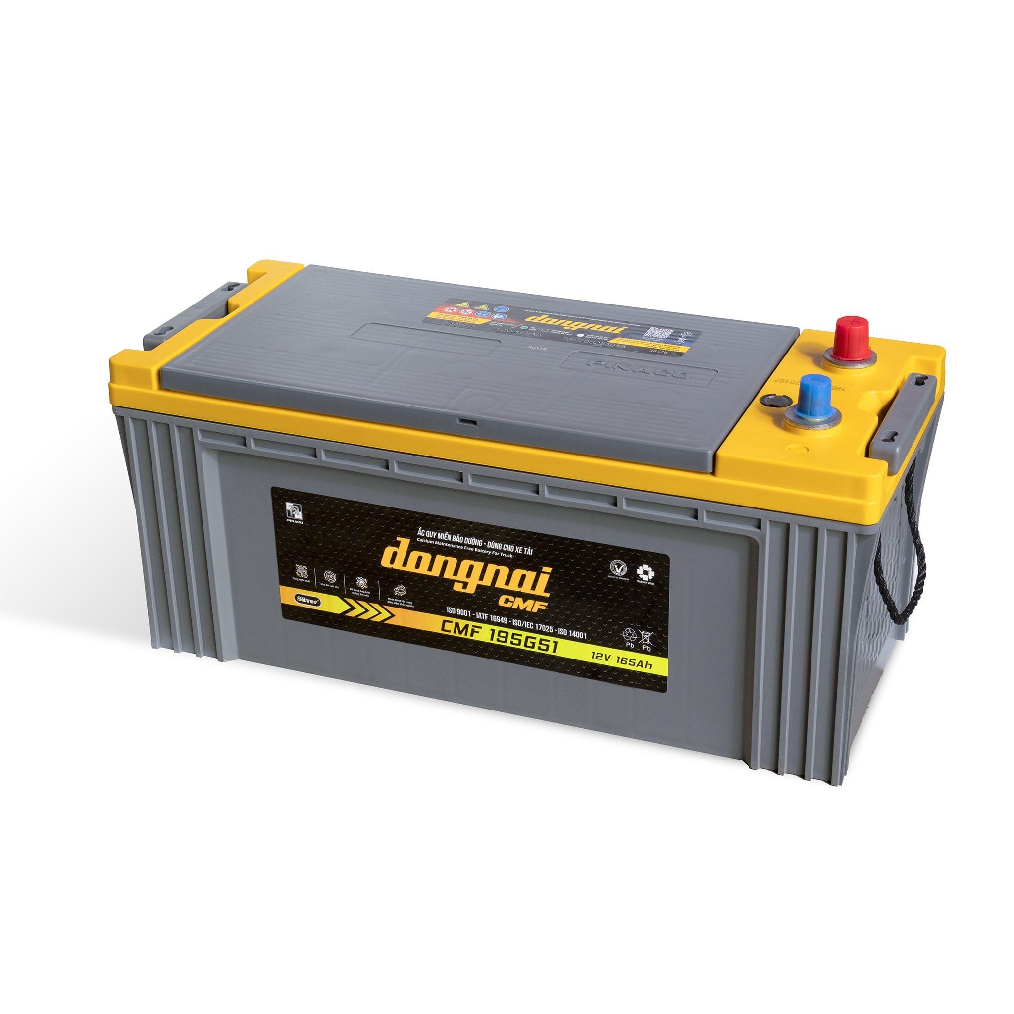 Ắc quy khô miễn bảo dưỡng Đồng Nai CMF 195G51L - 12V - 165Ah 3