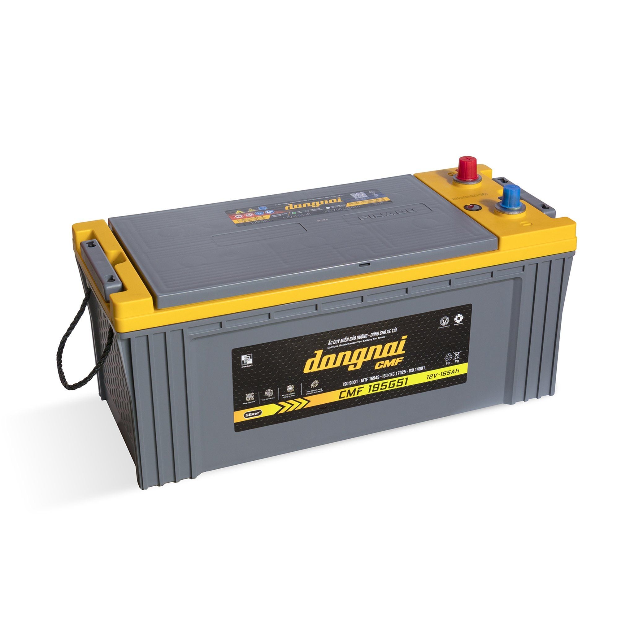 Ắc quy khô miễn bảo dưỡng Đồng Nai CMF 195G51R - 12V - 165Ah 2