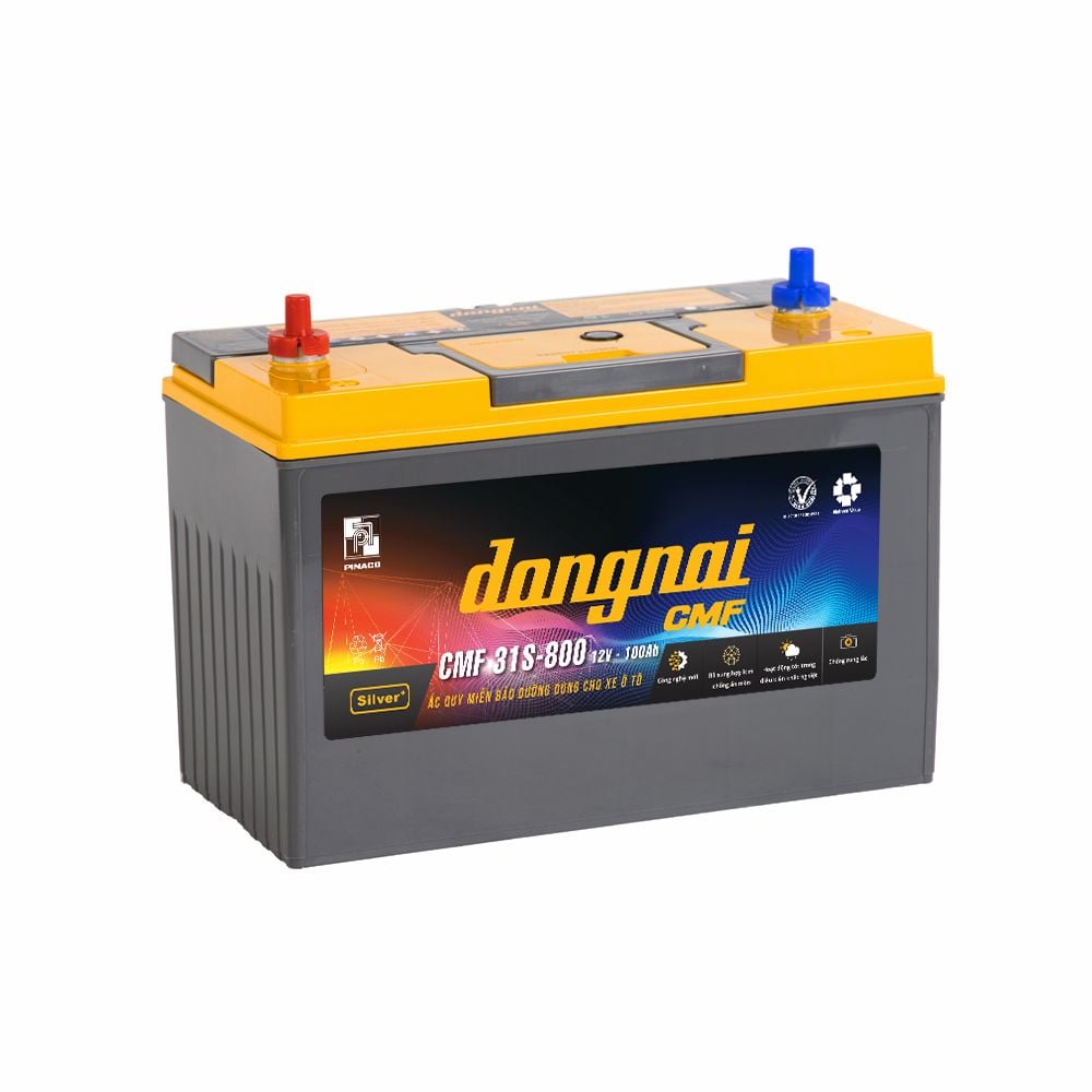 Ắc quy khô miễn bảo dưỡng Đồng Nai CMF 31S800 - 12V - 100Ah 3