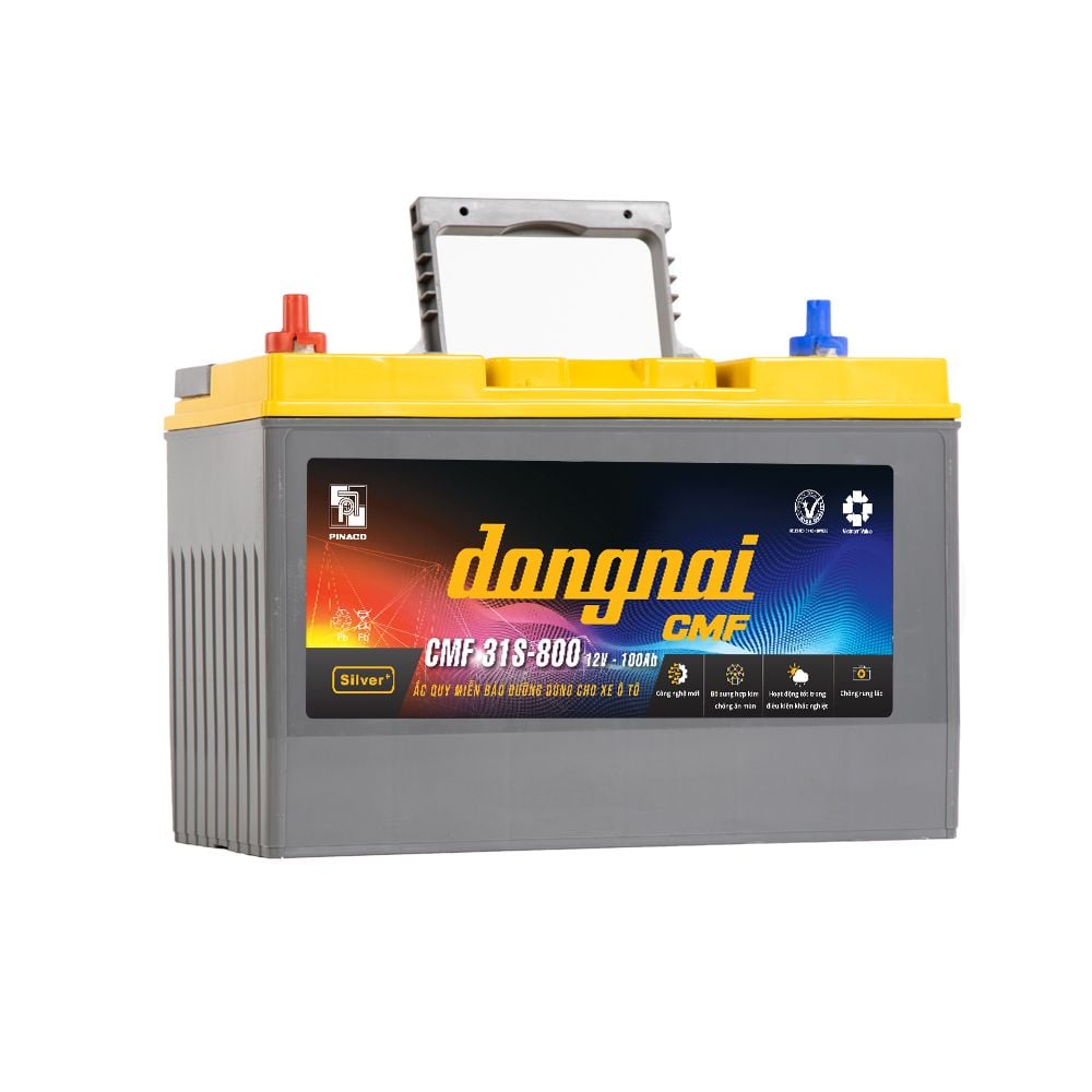 Ắc quy khô miễn bảo dưỡng Đồng Nai CMF 31S800 - 12V - 100Ah 2