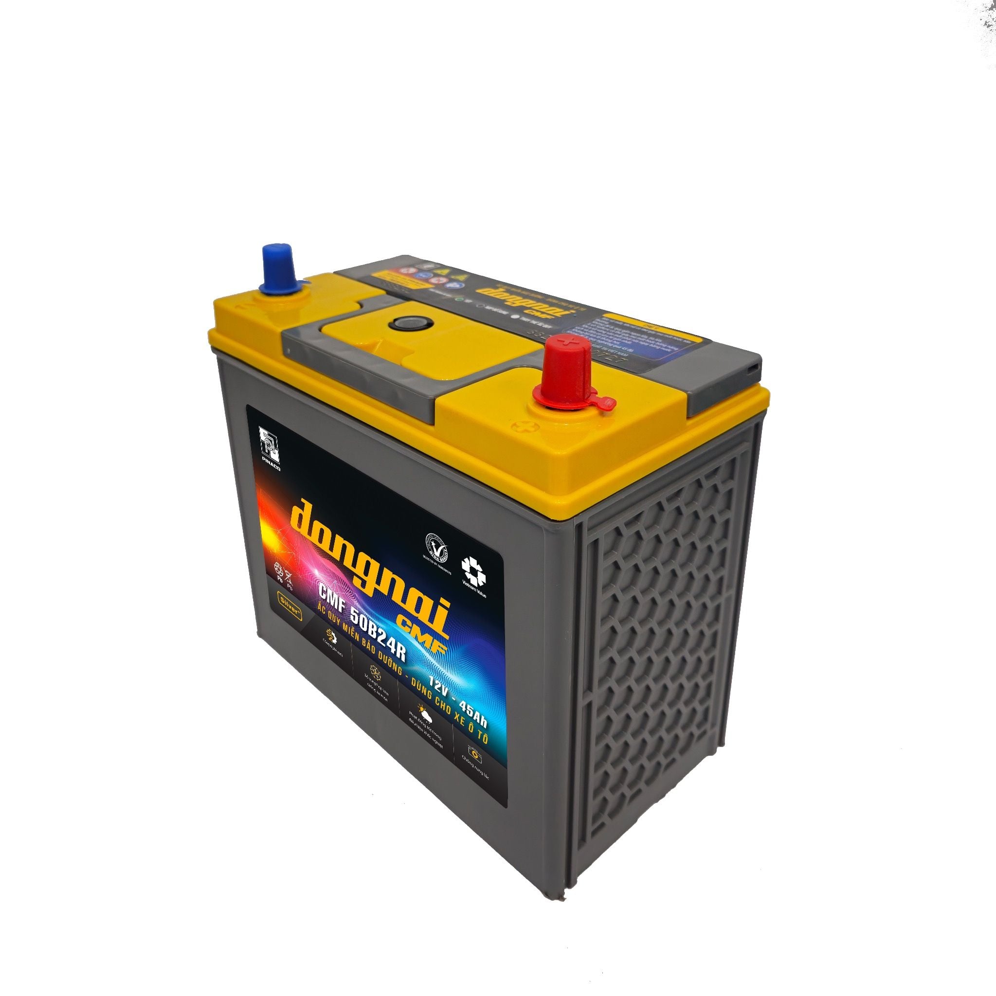 Ắc quy khô miễn bảo dưỡng Đồng Nai CMF 50B24R - 12V - 45Ah 2