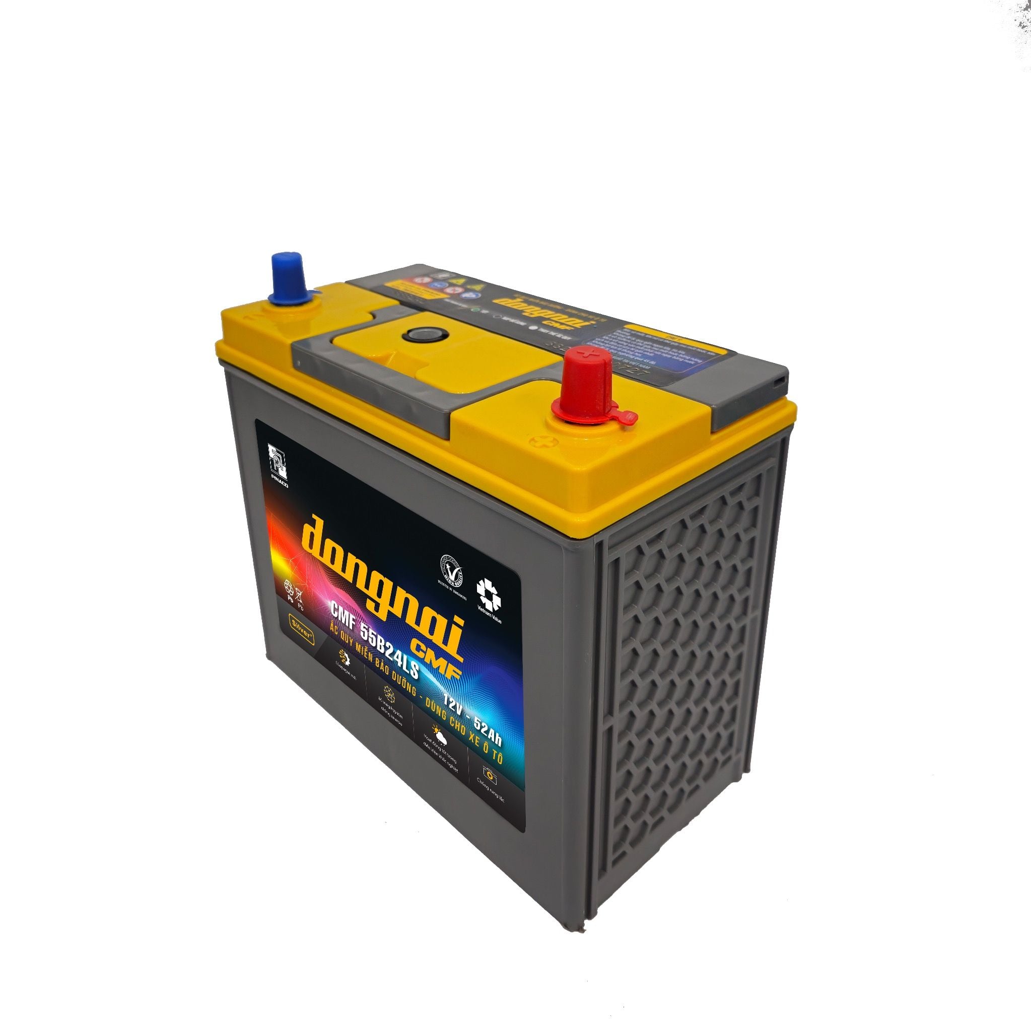 Ắc quy khô miễn bảo dưỡng CMF 55B24LS - 12V - 52Ah 4