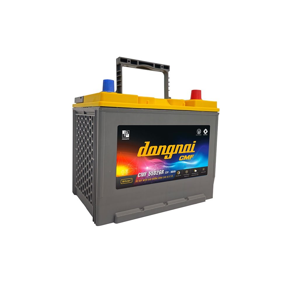 Ắc quy khô miễn bảo dưỡng Đồng Nai CMF 55D26R - 12V - 60Ah 2
