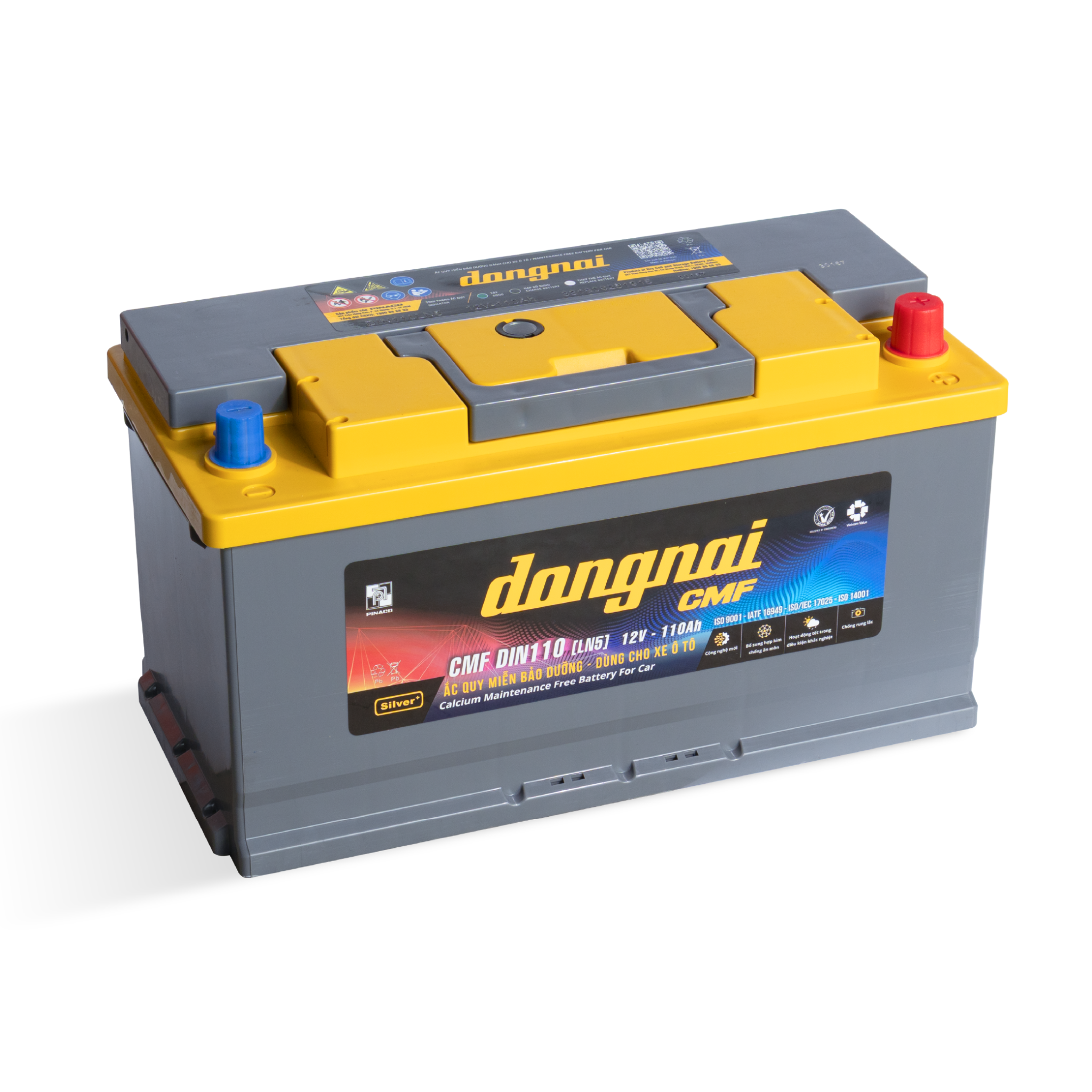 Ắc quy khô miễn bảo dưỡng Đồng Nai CMF DIN110 [LN5] - 12V - 110Ah 2