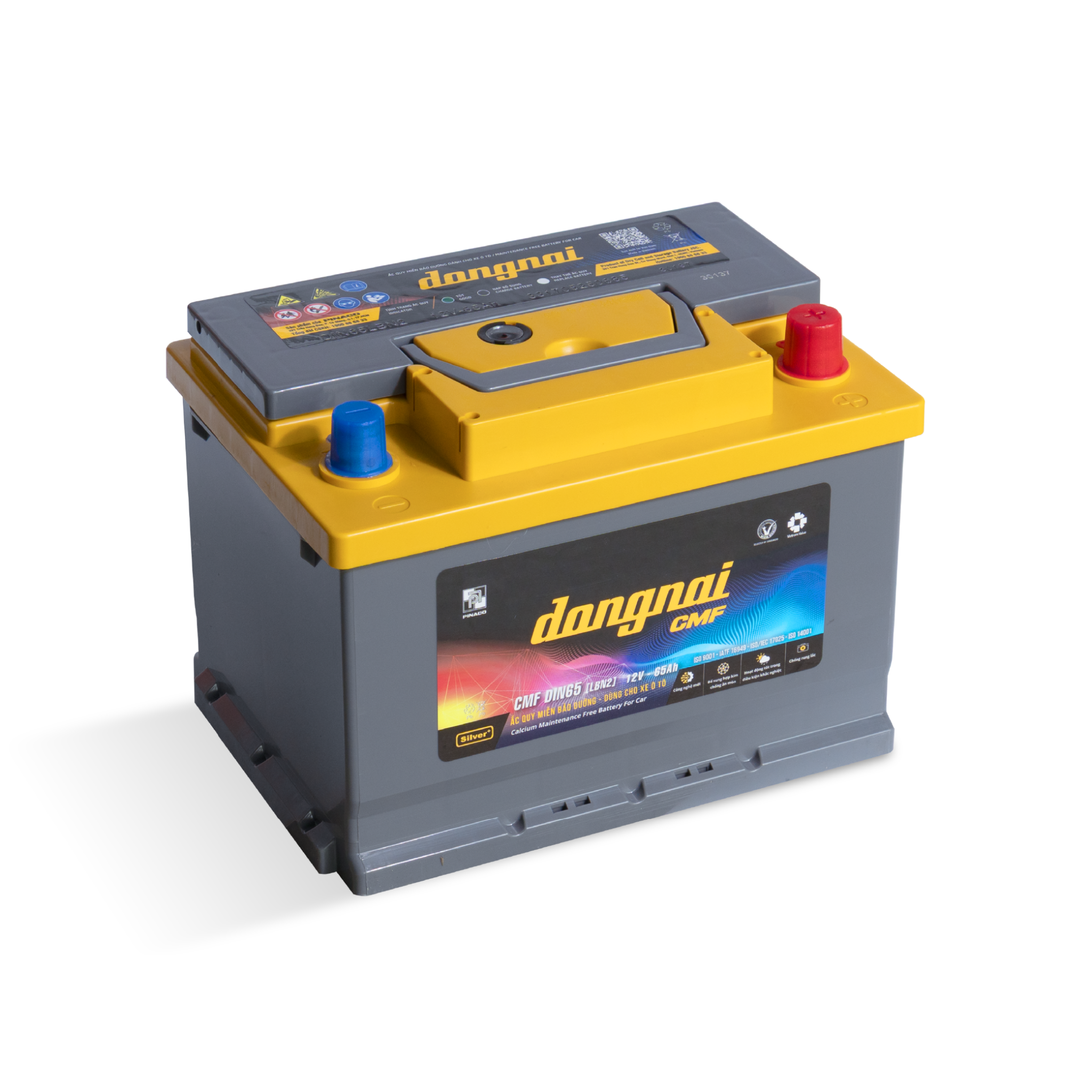 Ắc quy khô miễn bảo dưỡng Đồng Nai CMF DIN65 [LBN2] - 12V - 65Ah 2