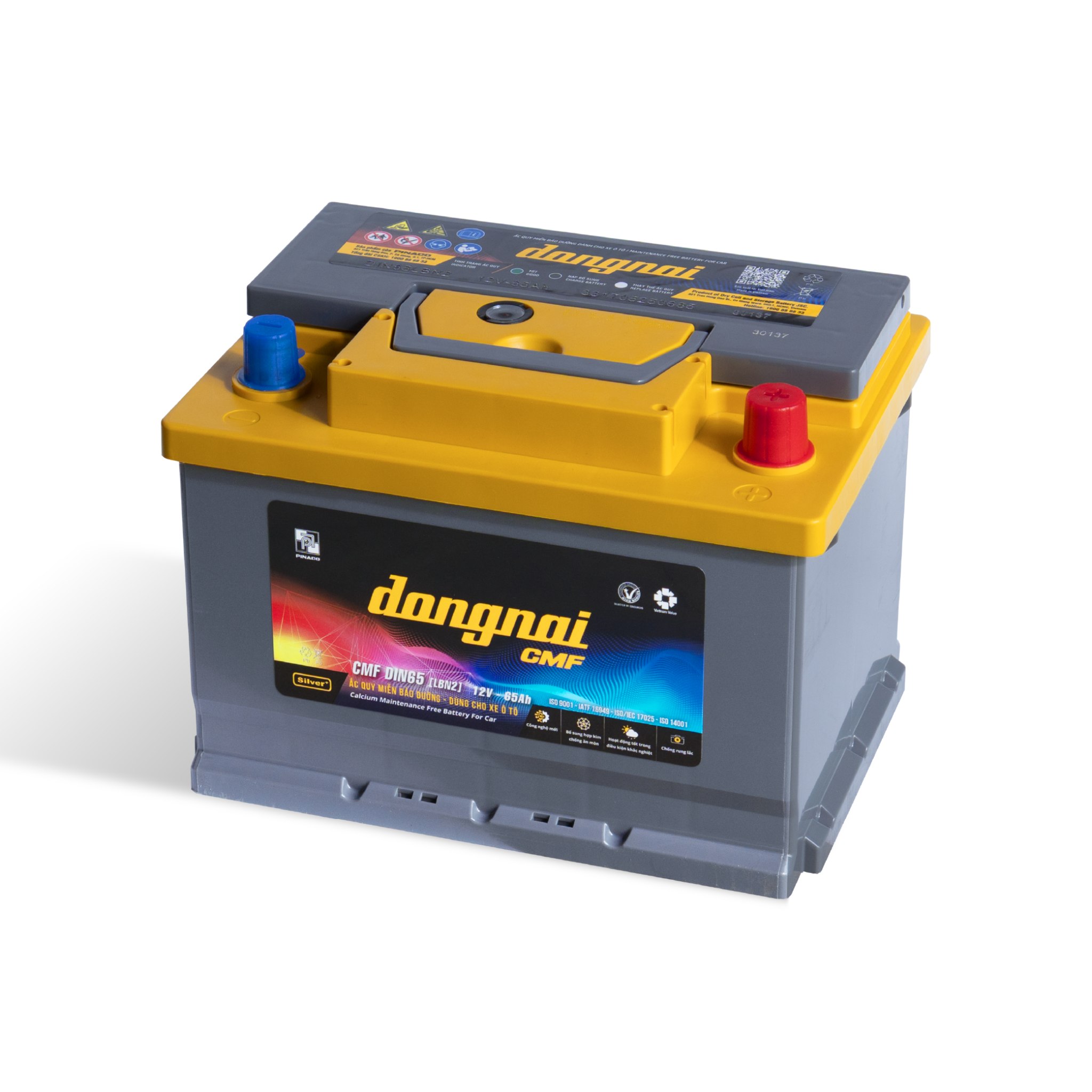 Ắc quy khô miễn bảo dưỡng Đồng Nai CMF DIN65 [LBN2] - 12V - 65Ah 5