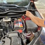 Ắc quy Honda CR-V chính hãng được lắp đặt bởi Ắc Quy Ánh Sáng Vũng Tàu